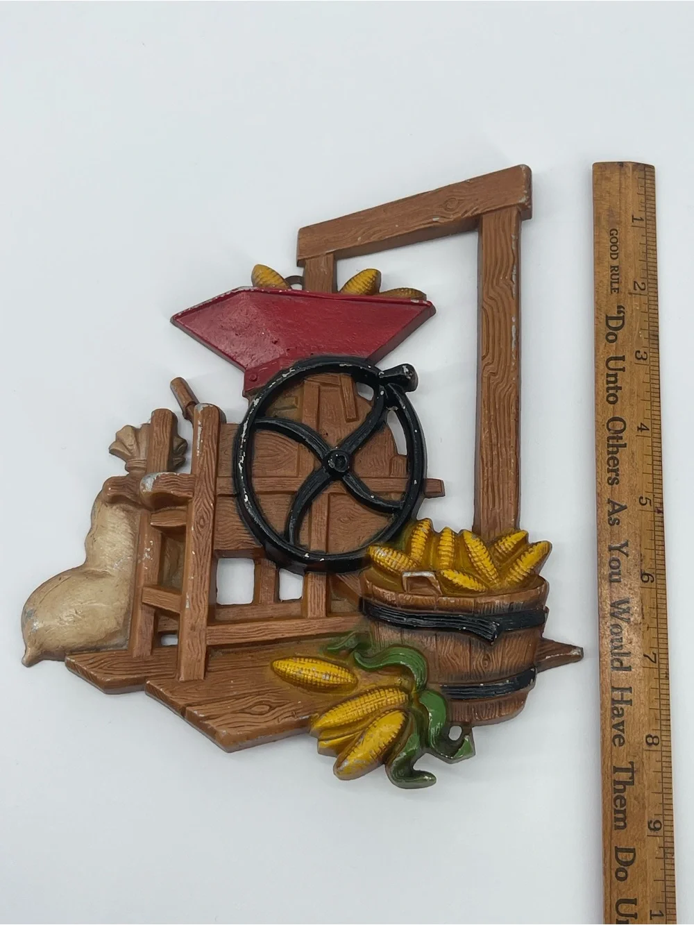 Vintage 1978 Home Co Metal Wall Hanging